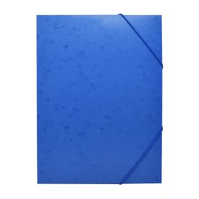   Gumis mappa A4, festett prespán mintás karton Bluering® kék