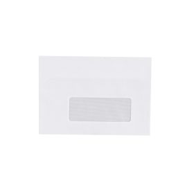   Boríték LC/6 öntapadó bélésnyomott jobb ablakos 35x90mm 114x162mm J28A20 Bluering® fehér