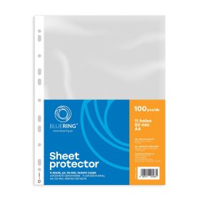   Genotherm lefűzhető, A4, 50 micron fényes víztiszta Bluering® 100 db/csomag,
