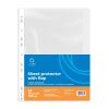 Genotherm lefűzhető, A4, 100 micron narancsos oldalt füles Bluering® 10 db/csomag