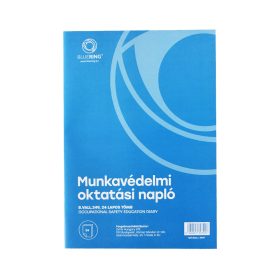   Munkavédelmi oktatási napló 24lapos A4, álló B.VALL.349 Bluering®