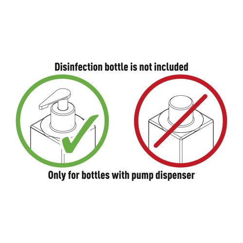 Adagoló állomás kézfertőtlenítőhöz, állványos Durable, fehér