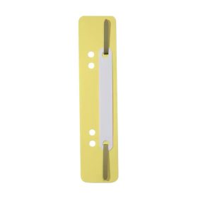   Gyorsfűző szerkezet, lefűzőlapocska, PP Durable 25 db/csomag, sárga