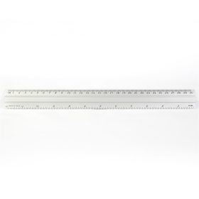 Vonalzó 30cm, alumínium Bluering®