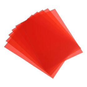   Előlap, A4, 200 micron 100 db/csomag, Bluering® áttetsző piros