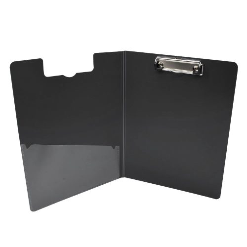 Felírótábla fedeles extra merev A4, PP Bluering® fekete