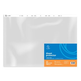  Genotherm lefűzhető, A3, 120 micron álló, víztiszta Bluering® 25 db/csomag,