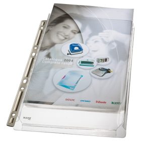   Genotherm lefűzhető, A4, 170 micron Jumbo fém gerinces Leitz