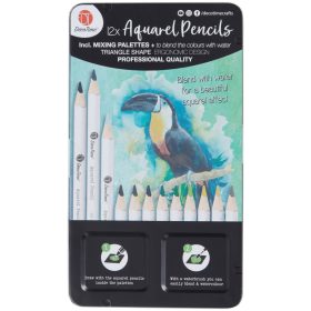 DT 12 darabos Aquarel ceruzakészlet zöld árnyalatos