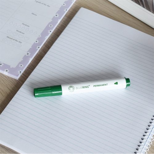 Alkoholos marker 3mm, kerek végű Bluering® zöld