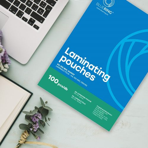 Lamináló fólia A4, 100 micron 100 db/doboz, Bluering®