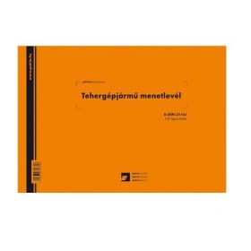   Tehergépjármű menetlevél A5, 100 lapos D.GEPJ.21/5 Bluering®