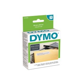   Etikett Dymo LW nyomtatóhoz 25x54mm 500 db etikett/doboz Original fehér