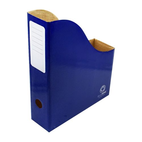 Iratpapucs 8cm, mikrohullámú karton Bluering®, kék