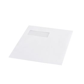   Boríték TC/4 szilikonos bélésnyomott bal ablak 55x90 ablak oldalról 20mm felülről 57mm Bluering® fehér