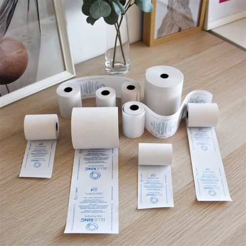 Hőpapír 80 mm széles, 17fm hosszú, cséve 12mm, 10 tekercs/csomag, ( 80/40 ) BPA mentes