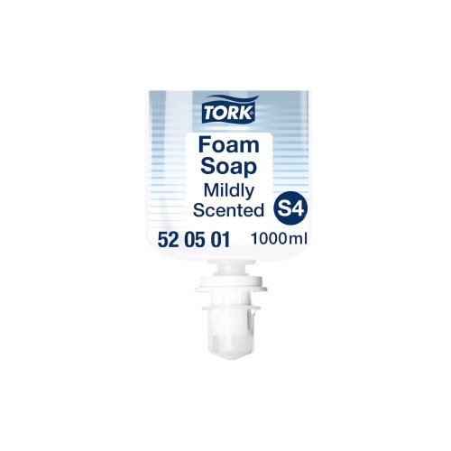 Habszappan utántöltő 1 liter enyhén illatosított Premium S4 Tork_520501_átlátszó